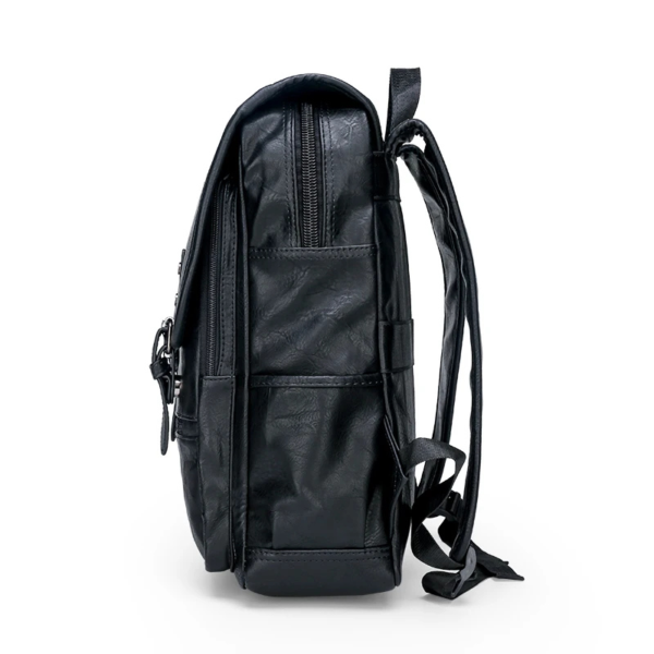 Sac a dos cuir noir homme 6