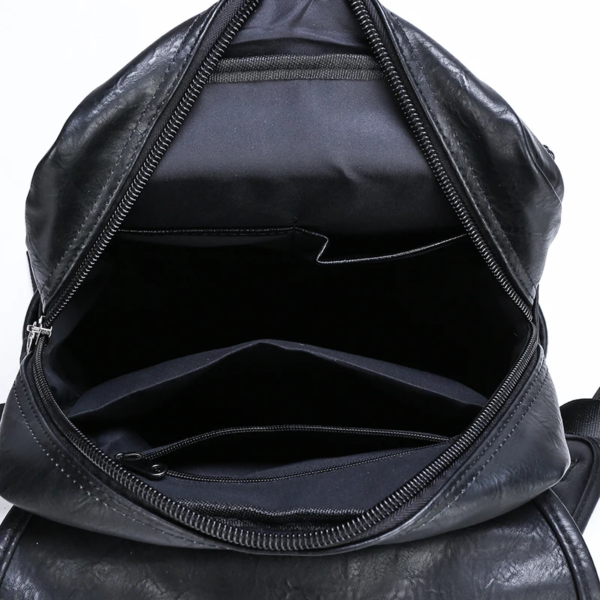 Sac a dos cuir noir homme 7