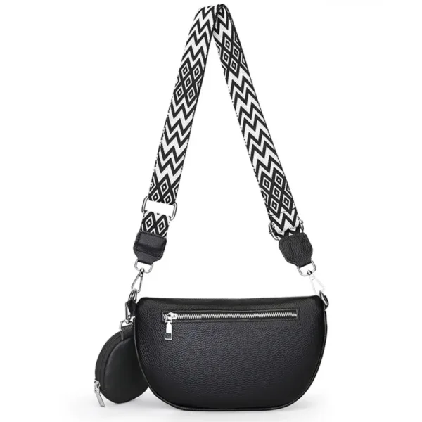 Sac banane noir femme 8